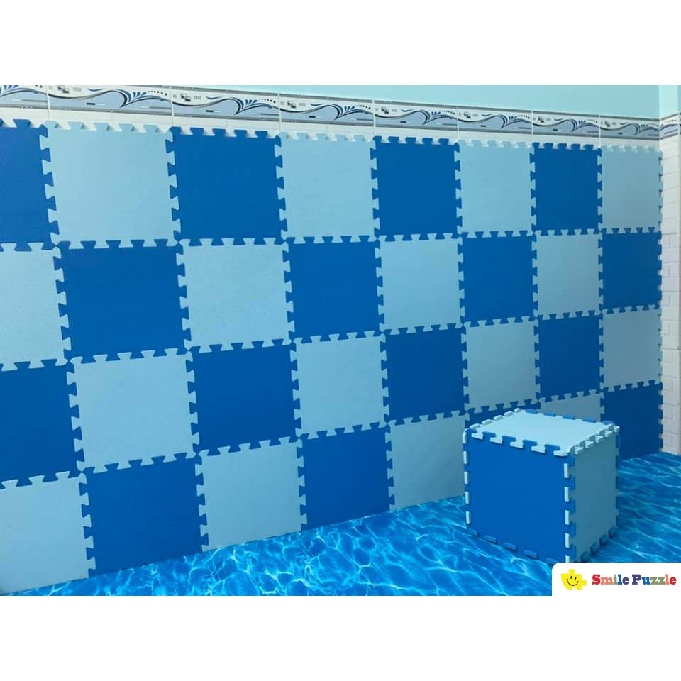 THẢM XỐP CAO CẤP CHO BÉ SMILE PUZZLE - ĐƠN MÀU - KHÔNG MÙI - TIÊU CHUẨN CHÂU ÂU