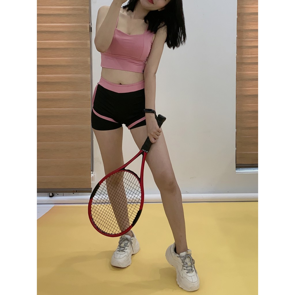 Áo Bra Co Dãn 4 Chiều Dáng Croptop - Áo Ngực Áo Tập Gym Thể Thao