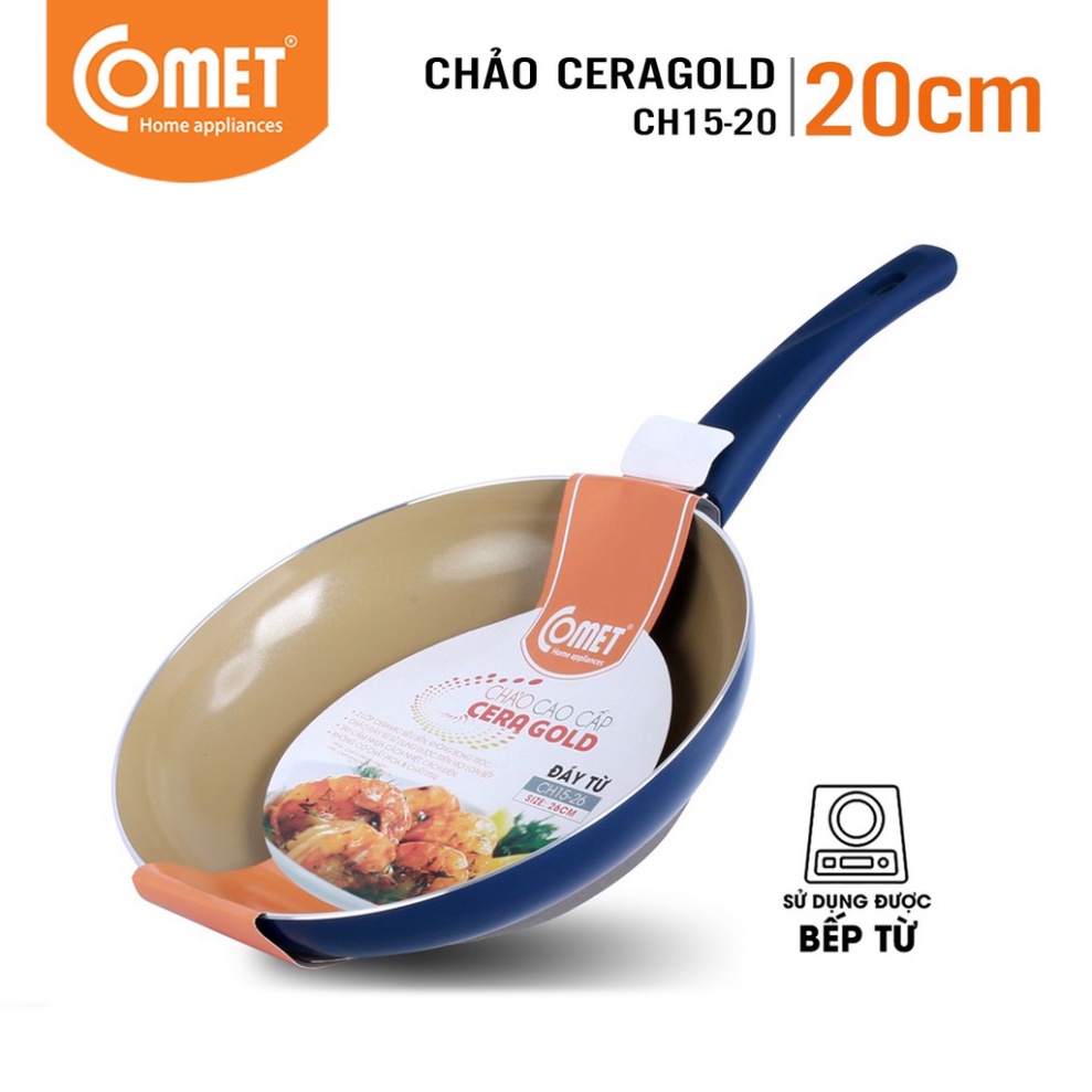 Chảo từ chống dính cao cấp Ceragold Comet CH15-20