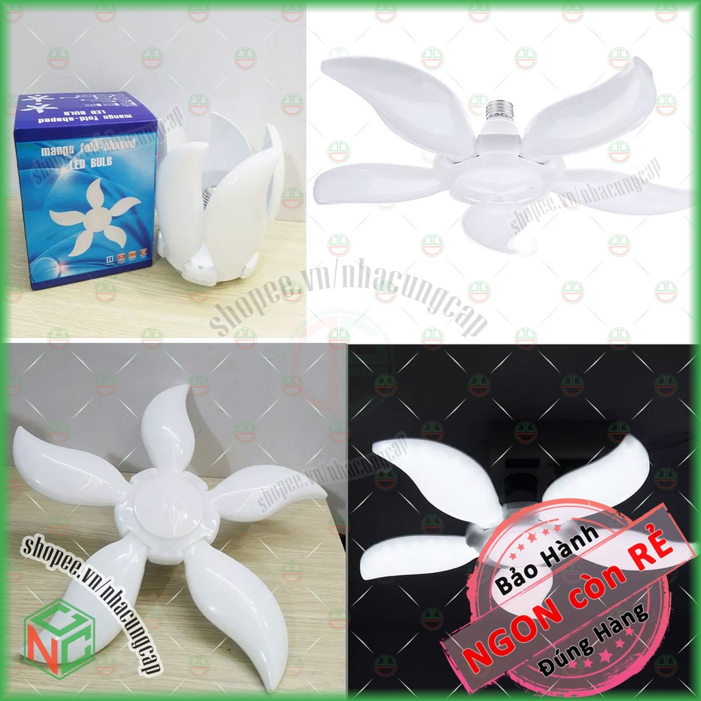 [KhoNCC] Đèn Led 5 Cánh 1 Trụ Trung Tâm Tạo Ánh Sáng Bao Phủ Ngôi Nhà - Xưởng - Gian Hàng - Văn Phòng - NLVQ-3113-Led3C1