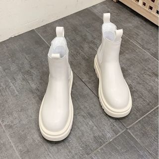 (sẵn 37) Boots trơn da lì Hàn quốc