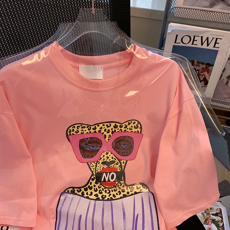 Áo Thun Ngắn Tay Size Lớn Mẫu Mới Thời Trang Mùa Hè Dành Cho Nữ