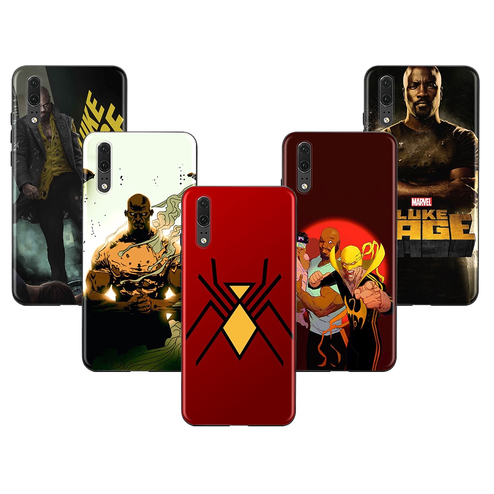 Ốp Điện Thoại Mềm Hình Luke Cage Marvel Cho Huawei P9 P10 P20 P30 Pro Lite Y6 Prime 2018