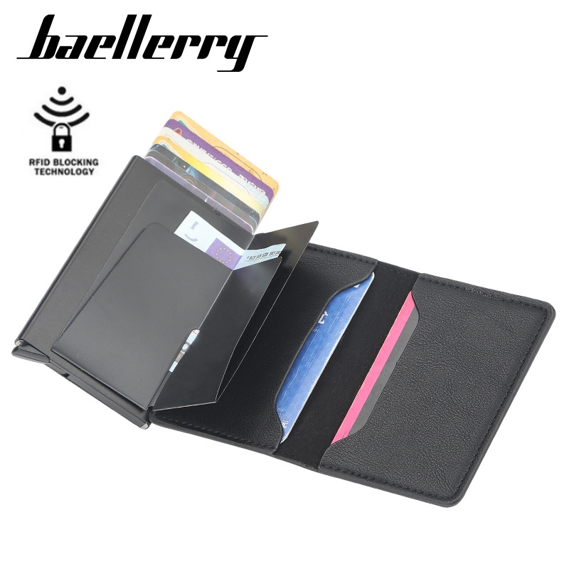 Ví Da PU Baellerry K9123 Thời Trang Cho Nam Giá Đỡ