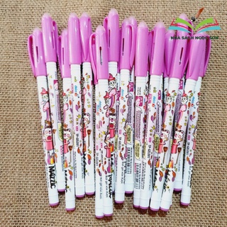 Hộp 20 bút gel xóa được 0.5 mm mazzic - thiên long tp-gele01 - mực tím