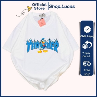 Áo Thun Nam Nữ Áo phông Unisex vải cotton thoáng mát cổ tròn bigsize XXL 2XL Vịt Thrasher - shop.lucas