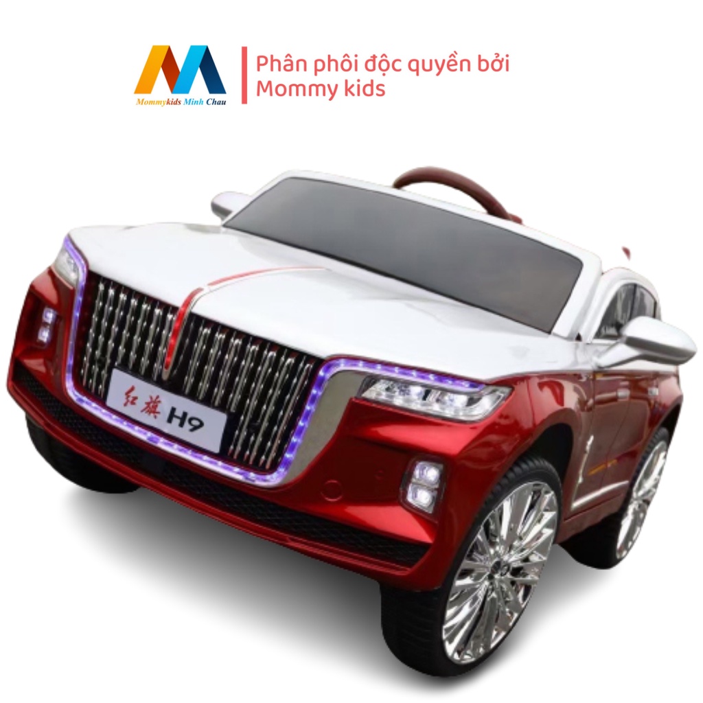 Xe ô tô điện MOMMYKIDS MOMMYKIDS MINH CHÂU cho bé 4 động cơ Hongqi H9, Mayback dành cho trẻ từ 1- 12 tuổi