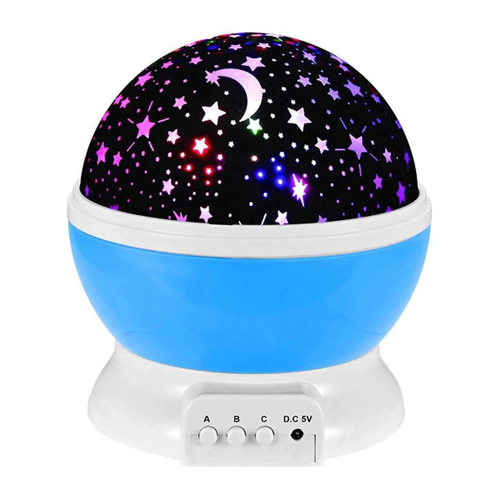 Đèn ngủ chiếu sao bầu trời tự xoay 360 độ