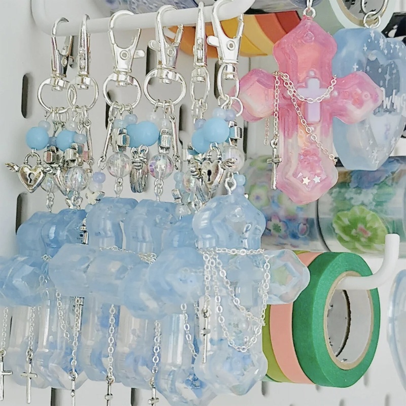 Khuôn Silicone Hình Chữ Thập Làm Trang Sức DIY