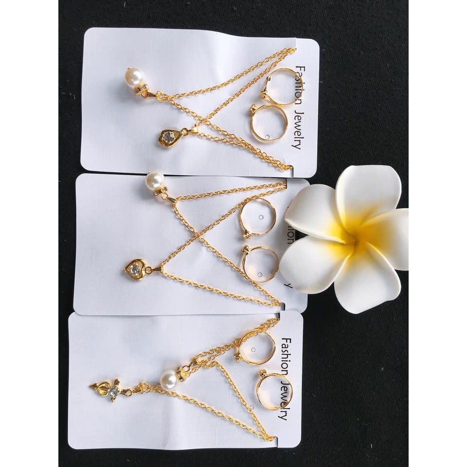 Sét 2. Nhẫn, 2 vòng cổ