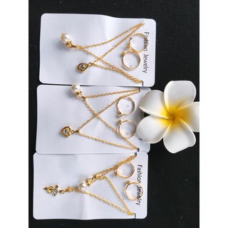 Sét 2 vòng cổ + 2 nhẫn