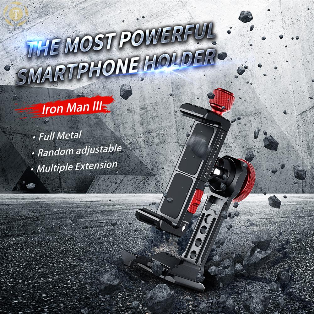 ULANZI Giá Đỡ Điện Thoại Xoay 360 ° 12 Giờ Cho Iphone 11 / 11 Pro / 11 Pro Max / Xs / Xs Max / Xr / X / 8 / 8 Plus Samsung Huawei