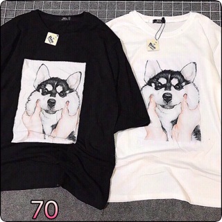 Áo thun in hình 3D có size lớn thun day mịn