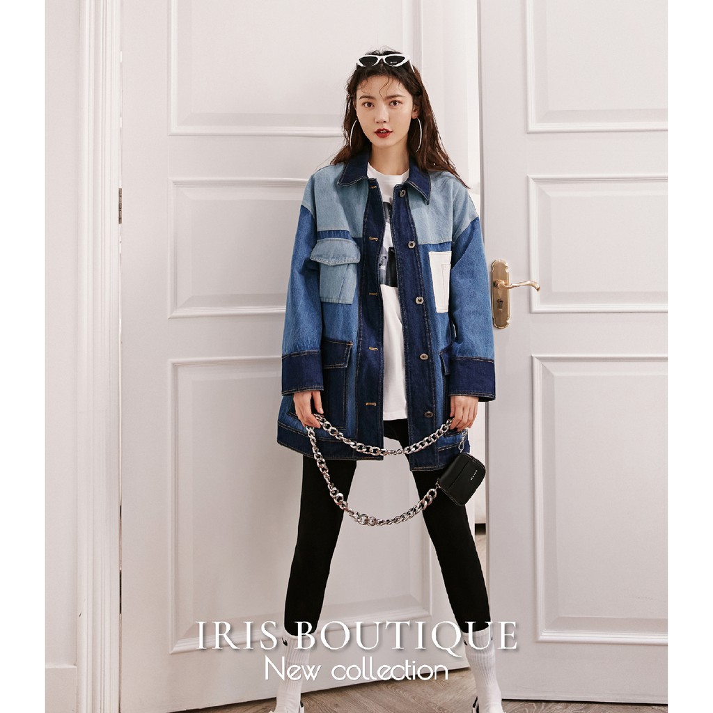 Iris Boutique Blue combo Áo blazer nắp túi Thailand | BigBuy360 - bigbuy360.vn