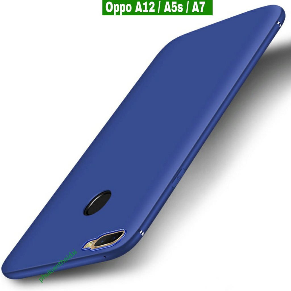 Ốp lưng Oppo A12 / A5s / A7 FREESHIP Từ 50k dùng chung dẻo màu siêu mỏng cao cấp