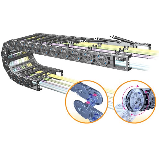 Dây xích nhựa luồn dây điện CPS Shift Chain ST055N.75.R75,125,150