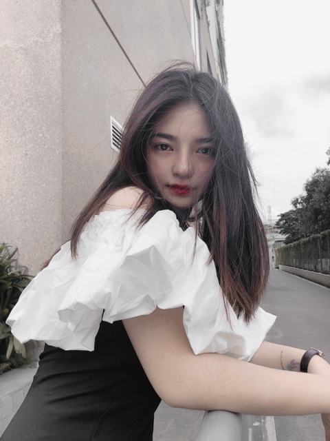 Đầm đen bèo trắng Xavia | BigBuy360 - bigbuy360.vn