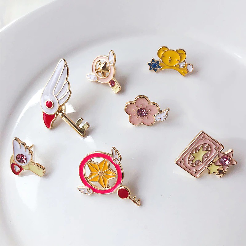 Pin cài áo quyền trượng/ ngôi sao Cardcaptor Sakura - GC236