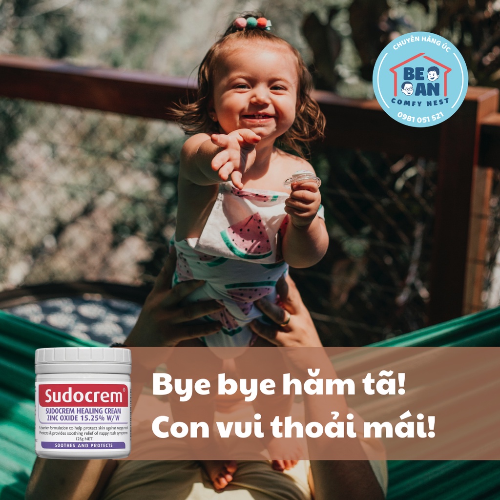 Kem chống hăm tã cho bé Sudocrem 125g - Hàng Úc