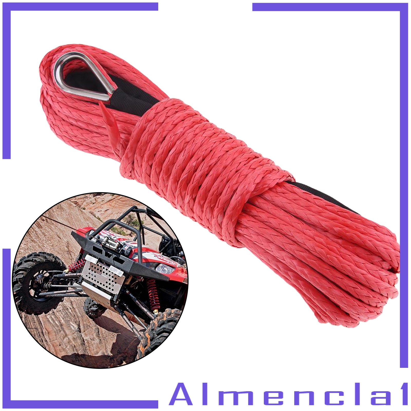 Dây Cáp Kéo Chịu Lực 1 / 4 Inch X 50 Feet Cho Atv Utv