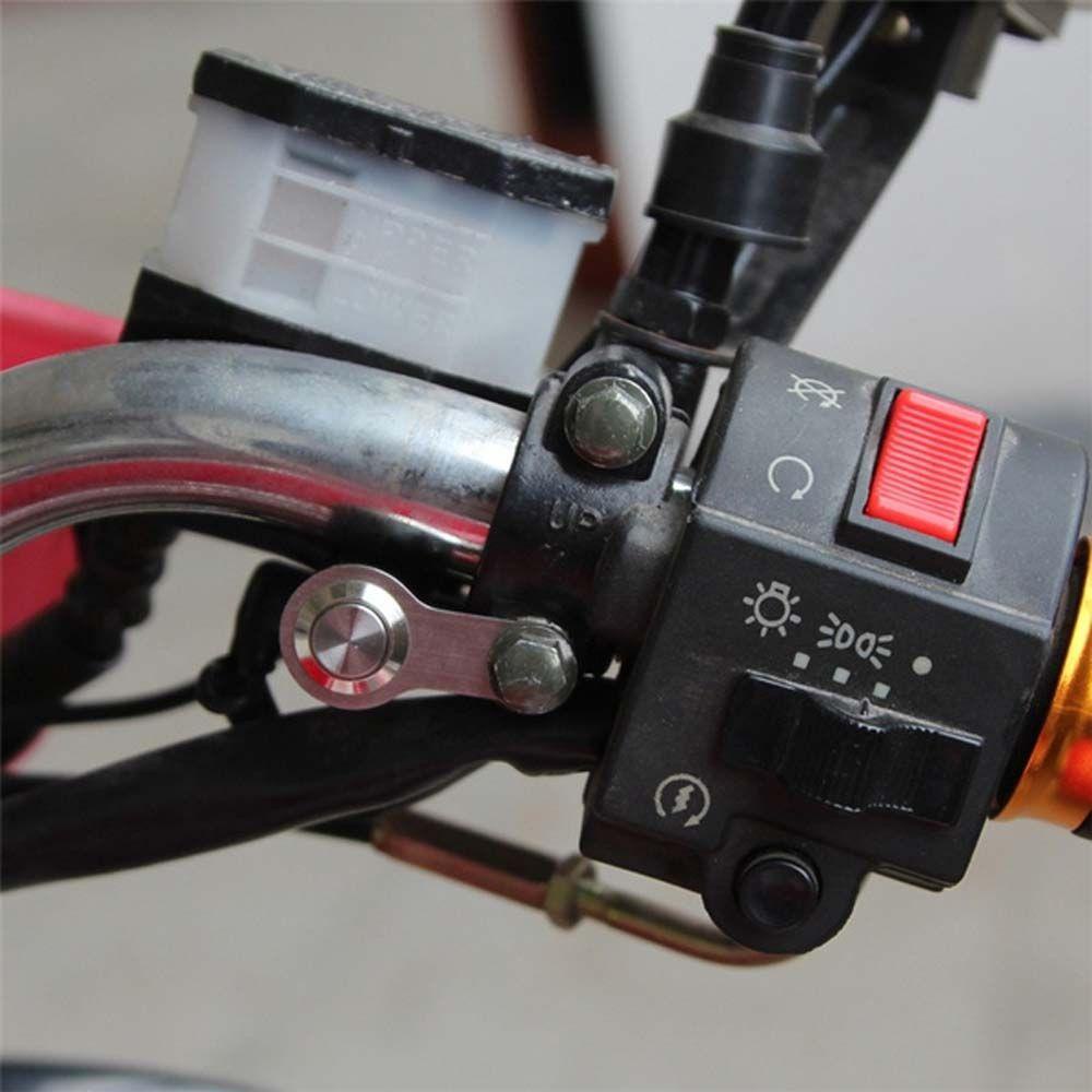 Công Tắc Bật / Tắt Đèn LED Bằng Hợp Kim Nhôm Tùy Chỉnh Tiện Dụng Cho Xe Mô Tô ATV