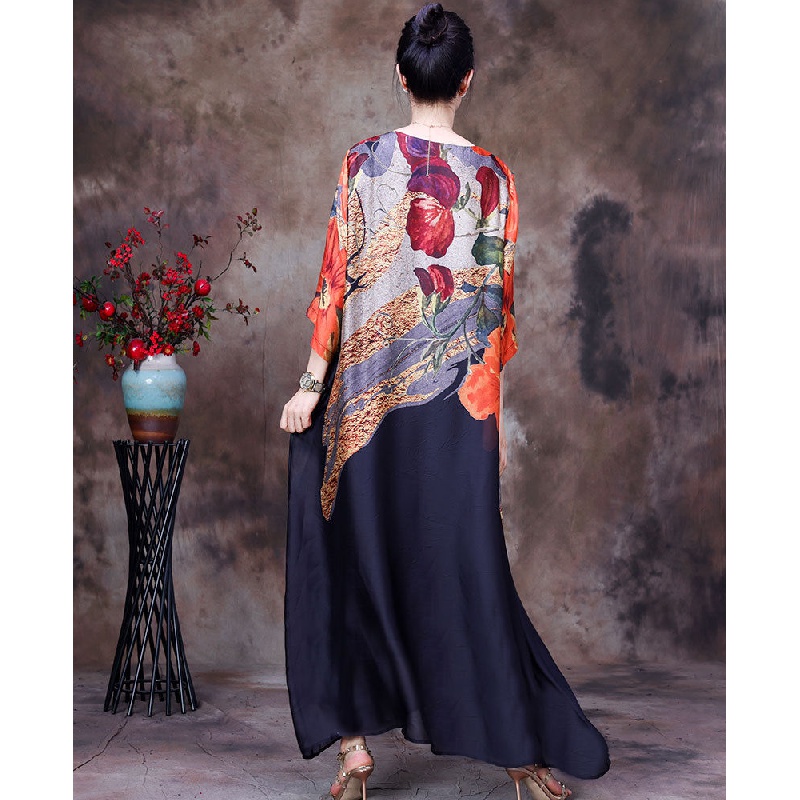 Đầm Lụa Dáng Dài Thời Trang Thanh Lịch Cho Nữ