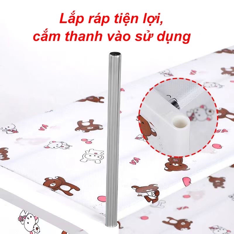 Kệ Giày Dép 4 -7 Tầng Khung INOX Chắc Chắn Lớp Vải Ngăn Chống Thấm Nước Hàng Chuẩn Nội Địa Trung