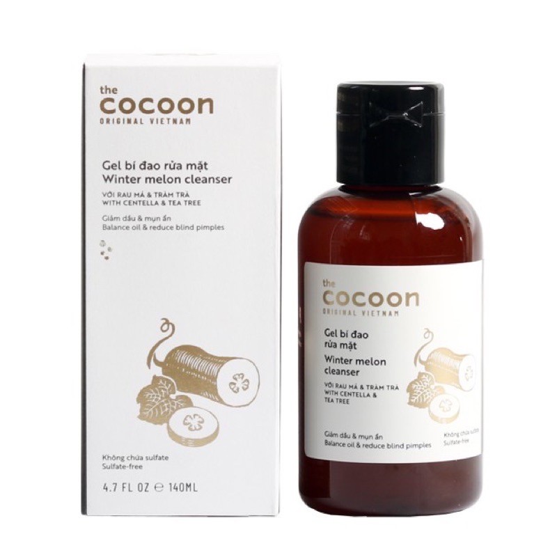 Gel rửa mặt bí đao cocoon