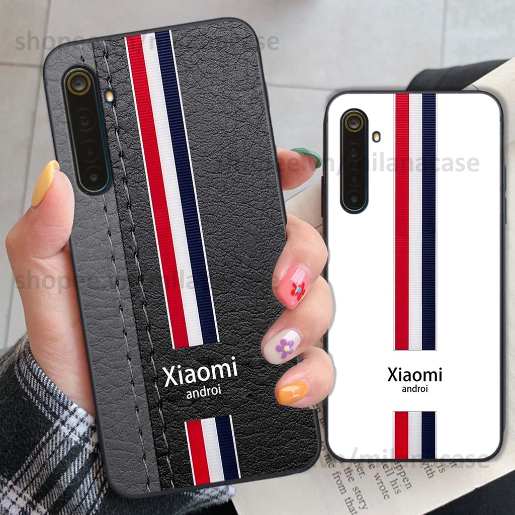 Ốp Realme 6 / 6 Pro in giả da phong cách thể thao, cá tính, thời trang
