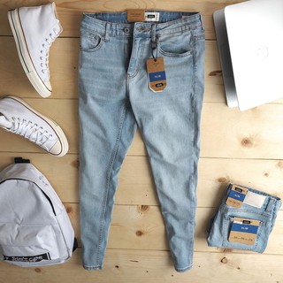 Quần jean Pull&bear Xanh