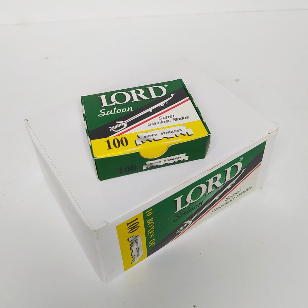 Dao cạo râu Lord tách sẵn nửa lưỡi hộp 1000 nửa lưỡi