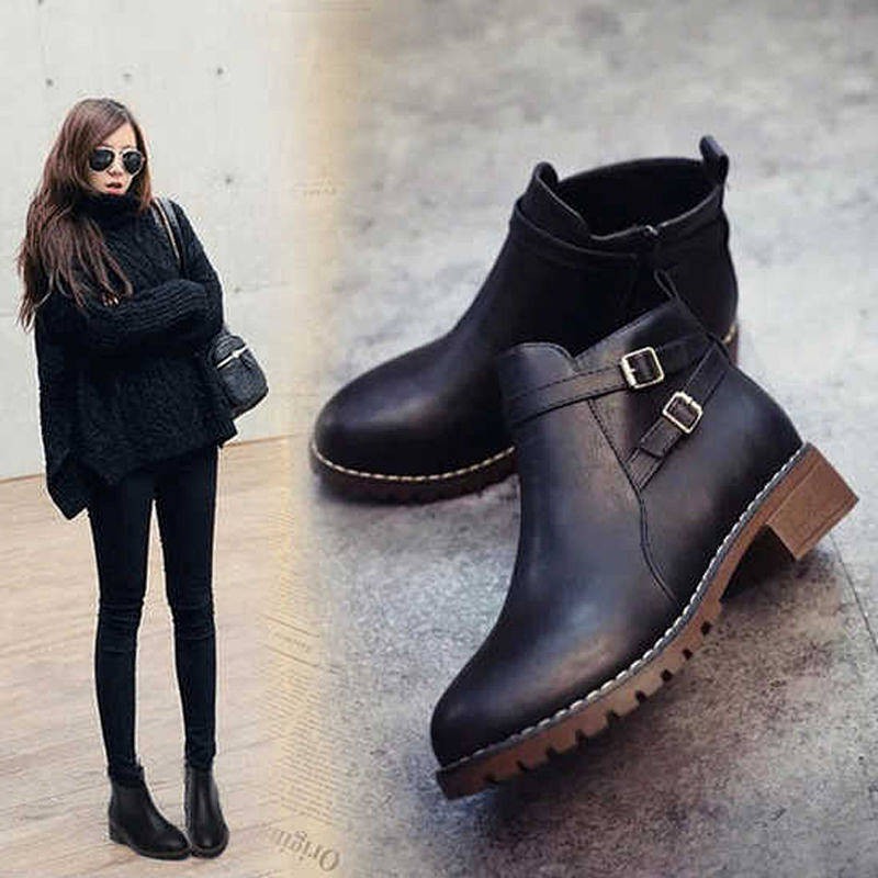 DR. MARTENS Giày Bốt Nữ Da Cổ Cao Thời Trang Anh Quốc 2020