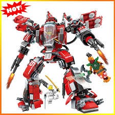 LEGO Lắp Ráp Xếp Hình Ninjago Movies 2in1 Mô Hình Robot Phun Lửa Của KAI Và Phi Thuyền Bay 520 Khối - Đồ Chơi Trẻ Em