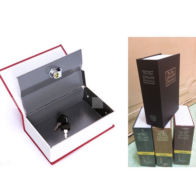 Két sắt mini quyển sách