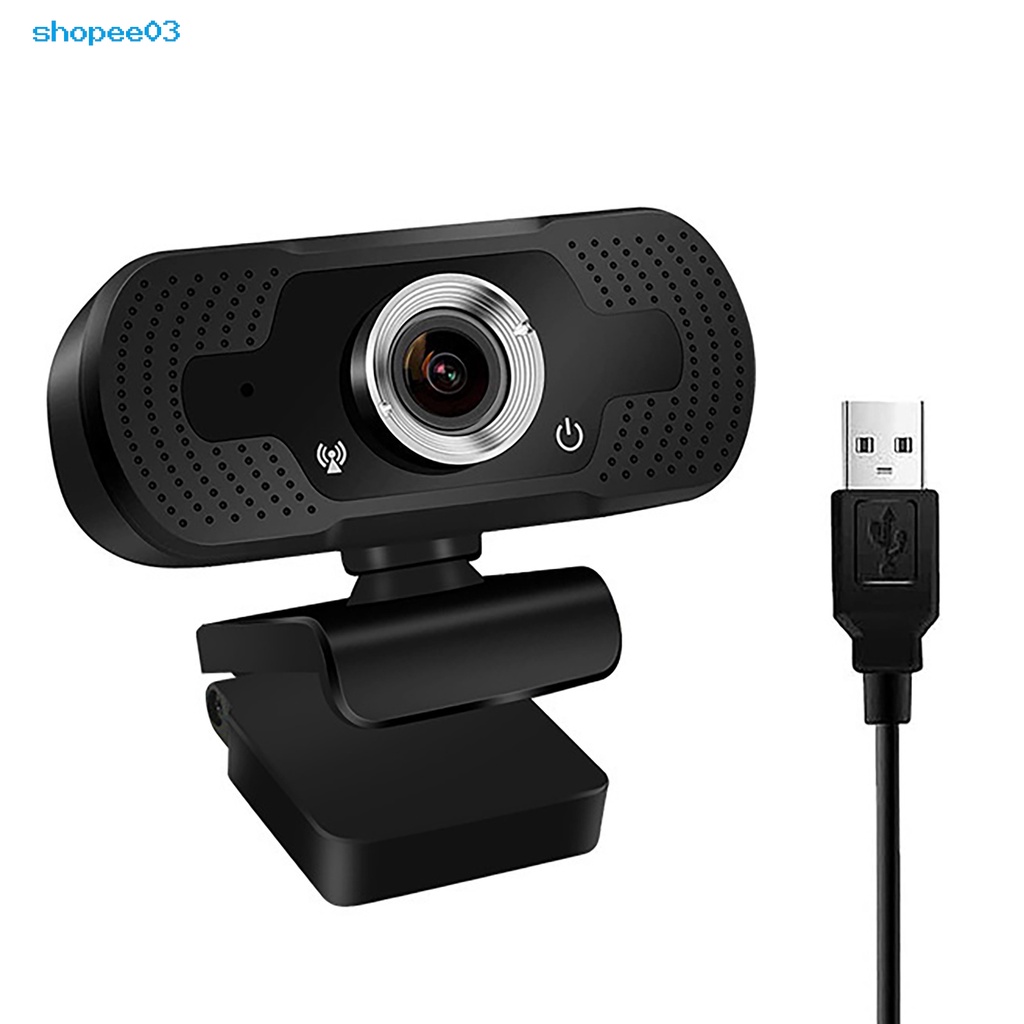 Webcam kỹ thuật số độ phân giải cao 1080P có thể xoay giảm tiếng ồn dùng cho phát sóng trực tiếp | BigBuy360 - bigbuy360.vn