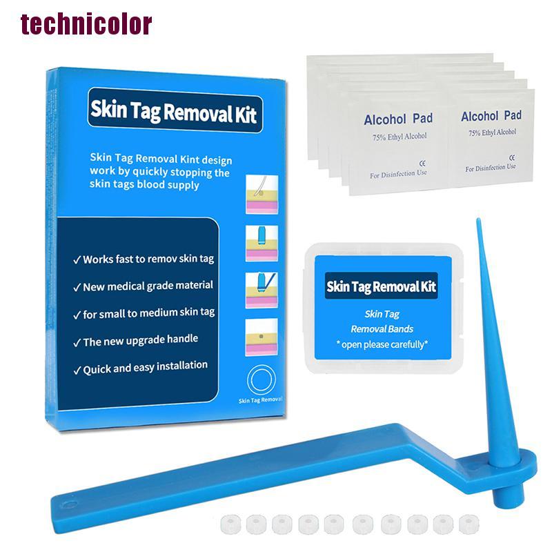 TEvn Tag Band Skin Tag Remover Kit Non Toxic Face Care Mole Wart  Rubber Bands Set Glory