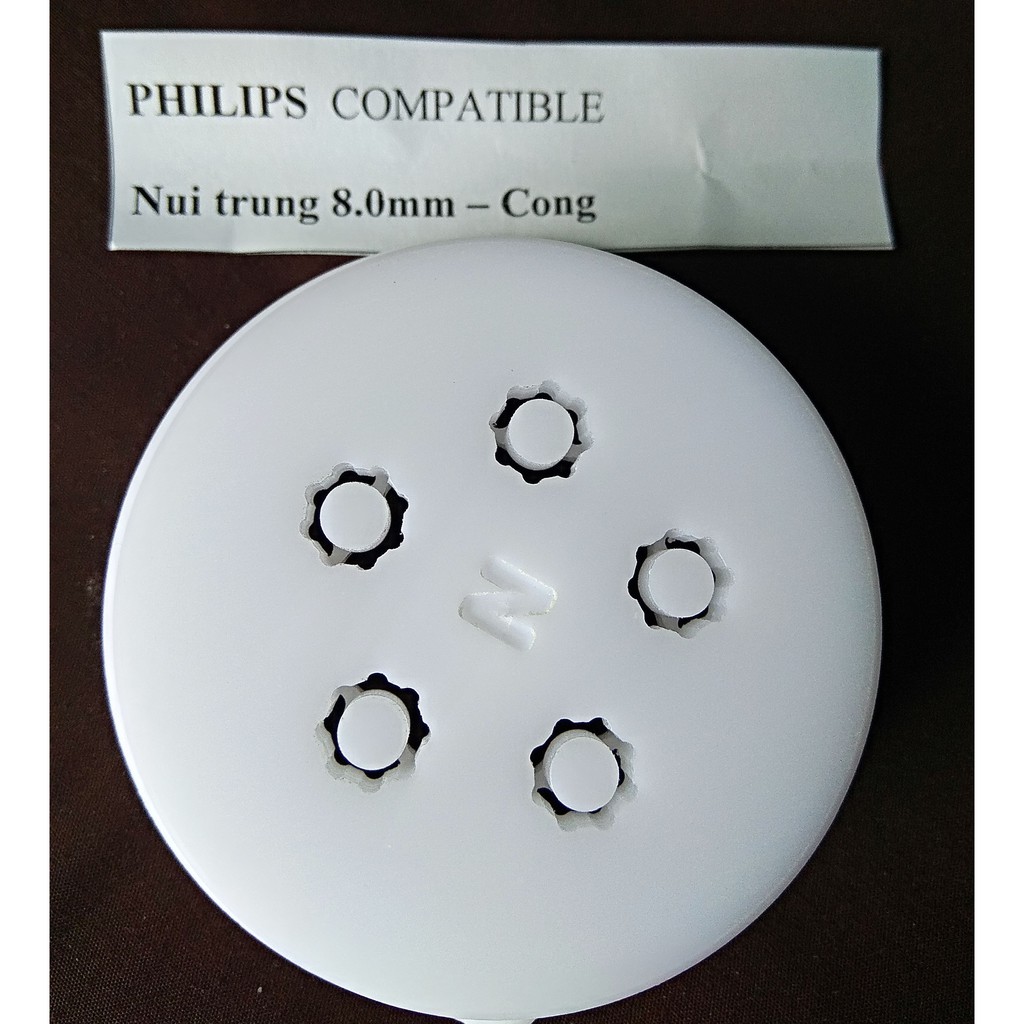 khuôn máy Philips làm nui cong 8mm