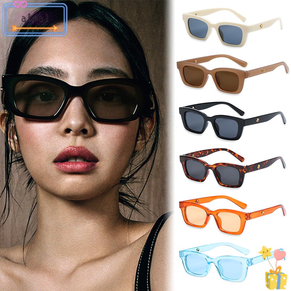 Kính Mát Gọng Chữ Nhật Chống Tia Uv400 Phong Cách Cổ Điển Thời Trang Cho Nữ | BigBuy360 - bigbuy360.vn