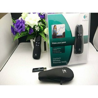 Bút trình chiếu logitech r400 + tặng bao - hàng nhập khẩu 142454 - buttrinhchieur400