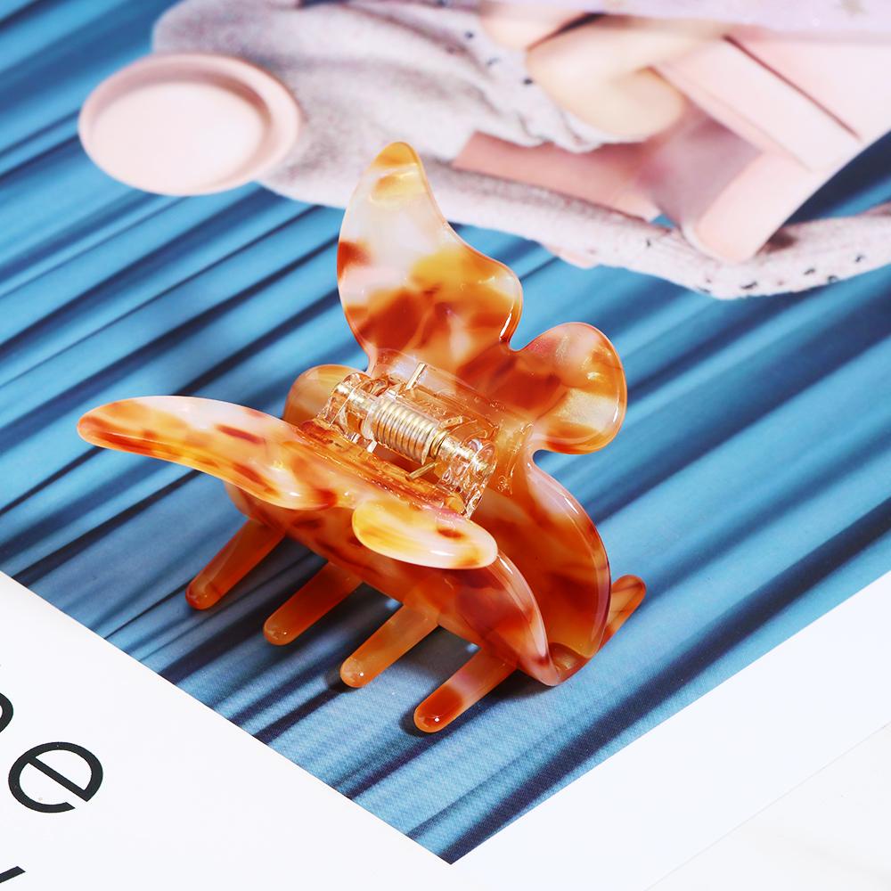 FOREVER Kẹp Tóc Càng Cua Bằng Acrylic Mỏng Phong Cách Pháp