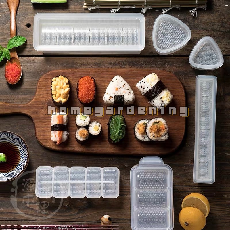 Bộ Khuôn Làm Sushi 6 Kiểu Dáng Phong Cách Nhật Bản