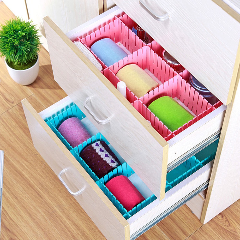 01 Tấm Chia Ngăn Bàn, NGĂN KÉO V6 - Để Đồ Lót (Mua Nhiều Tấm Để Ghép, Có Thể Cắt Ngắn)