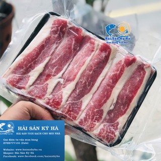 Giá sỉ 1Kg Ba Chỉ Bò USA Cắt Lát