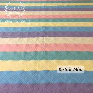 (Hot trend) 🍞 Ga Chun Trần Bông Dày Dặn Coton Poly Đủ Cỡ - Drap giường giá rẻ mẫu Kẻ sắc màu - Đủ Kích Cỡ 1m6/1m8/2m2