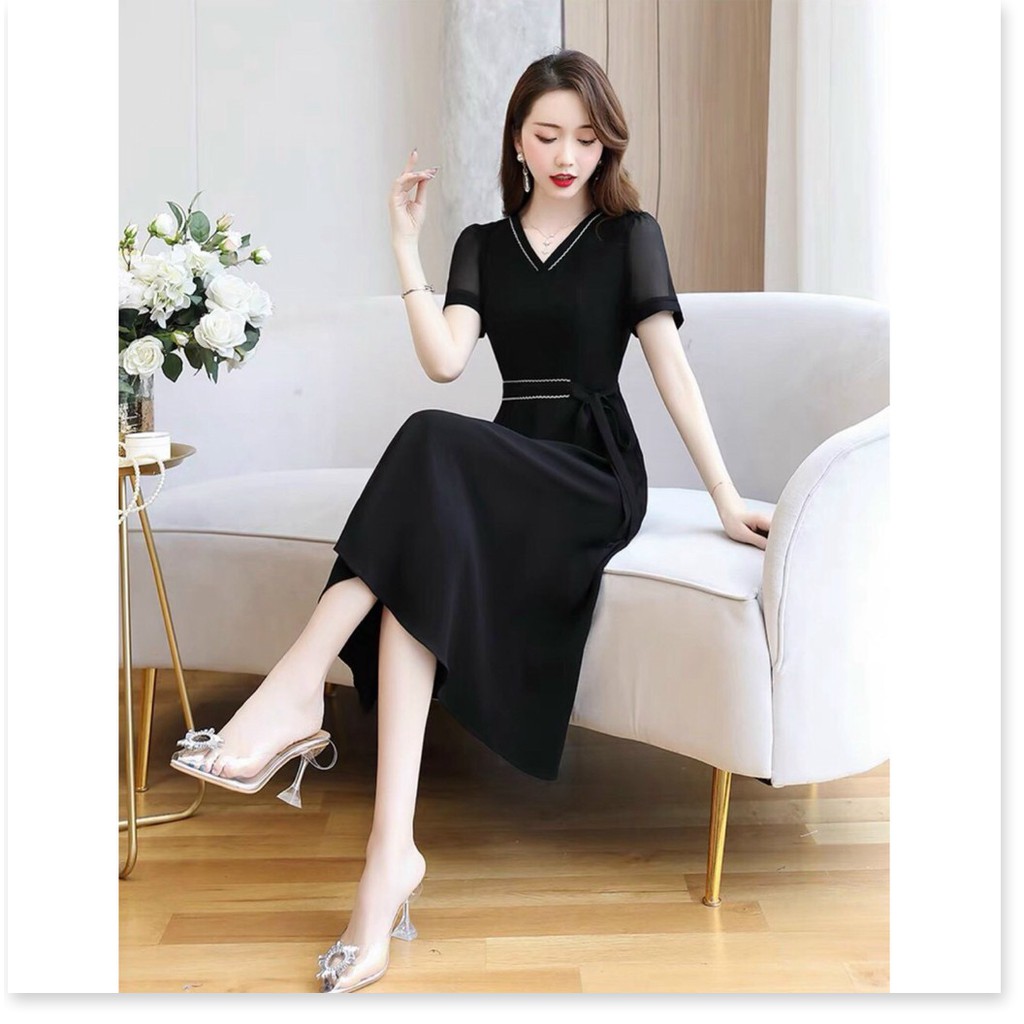 ĐẦM VOAN Ý NỮ SIÊU SANG TÔN DÁNG , DỰ TIỆC CHO CÁC CÔ NƯƠNG KHANH AN FASHION