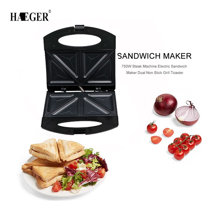 [Mã ELHADEV giảm 4% đơn 300K] Máy Nướng Bánh Mỳ SanDwich Khuôn Tam Giác HAEGER