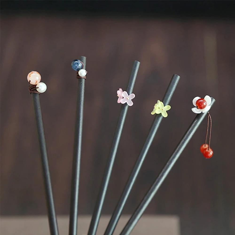 Trâm Cài Tóc Bằng Gỗ Phong Cách hanfu Cổ Điển Thanh Lịch Cho Nữ Fisher1