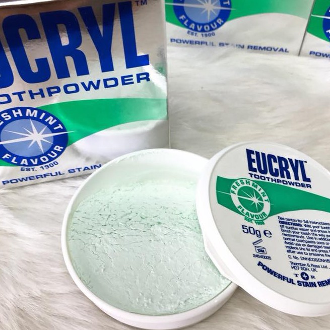 Bột Tẩy Trắng Răng Eucryl Tooth Powder