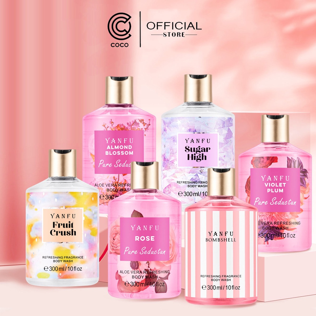 Sữa Tắm Hương Nước Hoa BODY MIST YANFU 300ML