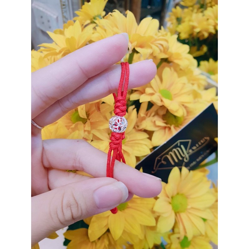 Vòng tay chỉ đỏ kim tiền mang ý nghĩa may mắn tài lộc bình an - bạc 925 cao cấp | BigBuy360 - bigbuy360.vn